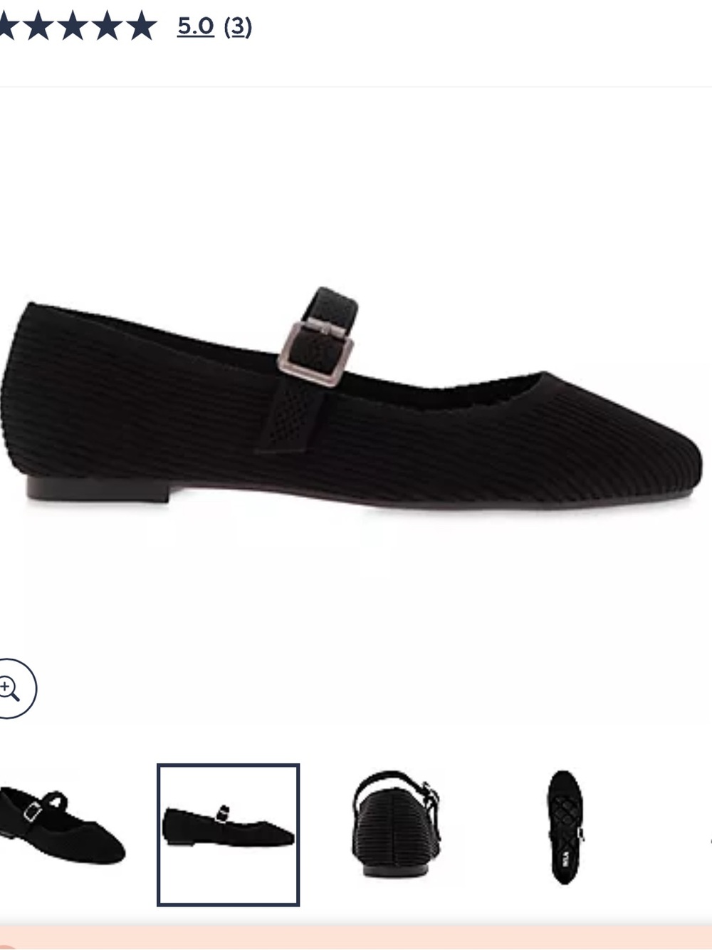 MIA Brita Ballet Flats Mary Jane’s Babydoll Shoes💖black flexible cushioned🥰 8